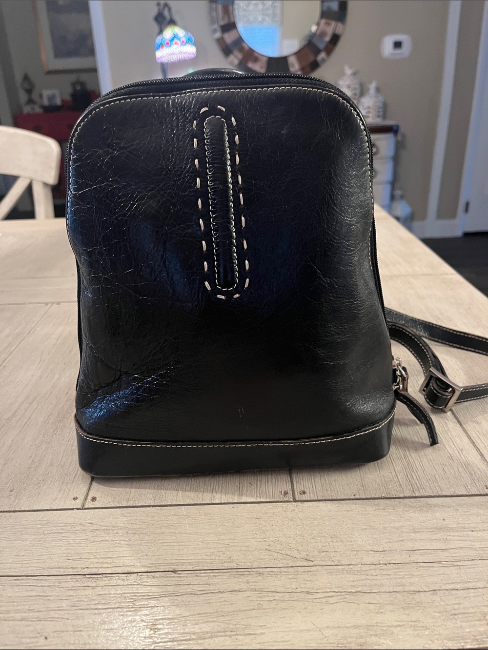 Wilsons Leather Black Leather Women's Backpack